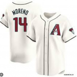 Arizona Diamondbacks Gabriel Moreno #14 White Stitched MLB Stitched Jersey
