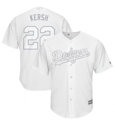 Dodgers 22 Clayton Kershaw Kersh White 2019 Players Weekend Player Jersey