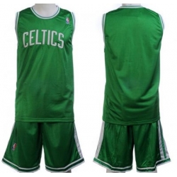 Boston Celtics Blank Green Jerseys&Shorts