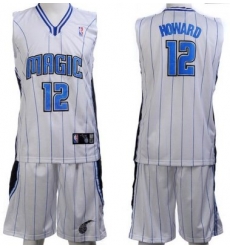 Orlando Magic 12 Howard White Jerseys&Shorts