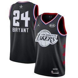 Lakers #24 Kobe Bryant Black Basketball Jordan Swingman 2019 All Star Game Jersey