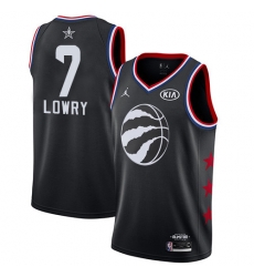 Raptors #7 Kyle Lowry Black Basketball Jordan Swingman 2019 All Star Game Jersey