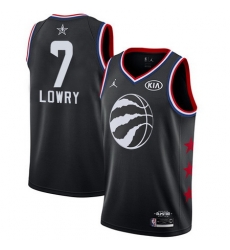 Raptors 7 Kyle Lowry Black Youth Basketball Jordan Swingman 2019 AllStar Game Jersey