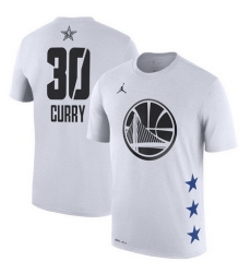 Warriors 30 Stephen Curry White 2019 NBA All Star Game Men's T Shirt