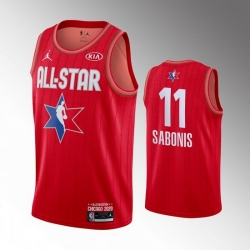 Pacers 11 Domantas Sabonis Red 2020 NBA All Star Jordan Brand Swingman Jersey