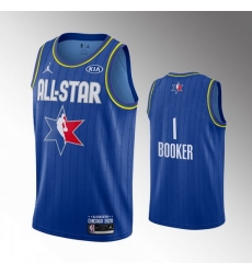 Suns 1 Devin Booker Blue 2020 NBA All Star Jordan Brand Swingman Jersey