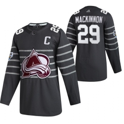 Avalanche 29 Nathan MacKinnon Gray 2020 NHL All Star Game Adidas Jersey