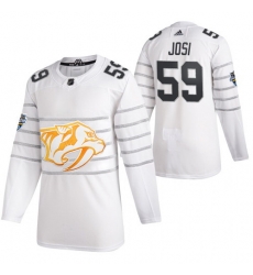 Predators 59 Roman Josi White 2020 NHL All Star Game Adidas Jersey