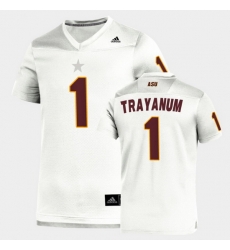Men Arizona State Sun Devils Deamonte Trayanum Replica White Football Jersey
