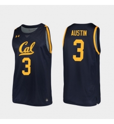Men California Golden Bears Paris Austin Replica Navy College Basketball 2019 20 Jersey