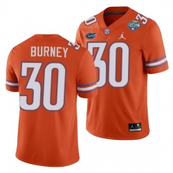 Florida Gators Amari Burney Orange 2020 Cotton Bowl Classic College Football Jersey