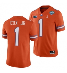 Florida Gators Brenton Cox Jr. Orange 2020 Cotton Bowl Classic College Football Jersey