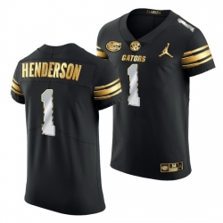 Florida Gators Cj Henderson Black Golden Edition Jersey