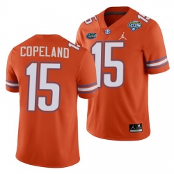 Florida Gators Jacob Copeland Orange 2020 Cotton Bowl Classic College Football Jersey