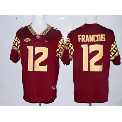 Florida State Seminoles 12 Deondre Francois Red College Football Jersey