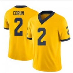 Men Black Corum Michigan Wolverines Limited Jersey