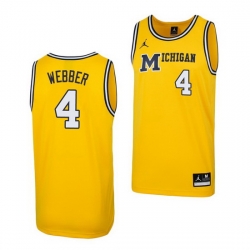 Michigan Wolverines Chris Webber Maize College Basketball Jersey