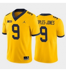Michigan Wolverines Donovan Peoples Jones Yellow Alternate Men'S Jersey