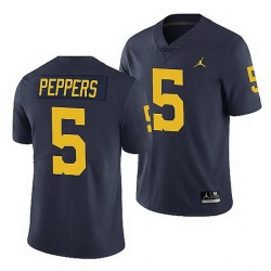 Michigan Wolverines Jabrill Peppers Navy Limited Men'S Jersey