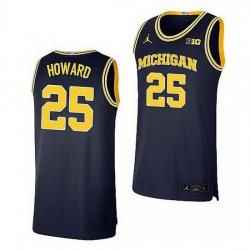 Michigan Wolverines Jace Howard Navy Limited Basketball Jersey