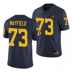 Michigan Wolverines Jalen Mayfield Navy Limited College Football Jersey