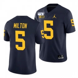 Michigan Wolverines Joe Milton Navy College Football Men'S Jersey