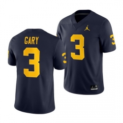 Michigan Wolverines Rashan Gary Navy Game Men'S Jersey