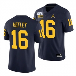 Michigan Wolverines Ren Hefley Navy College Football Men'S Jersey
