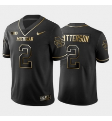 Michigan Wolverines Shea Patterson Black 2019 Golden Edition Men'S Jersey