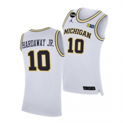Michigan Wolverines Tim Hardaway Jr. 2021 Big Ten Regular Season Champions Blm White Jersey