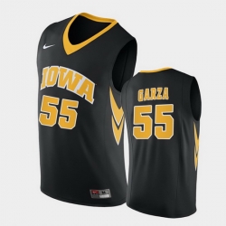 Men Iowa Hawkeyes Luka Garza Replica Black College Basketball Jersey