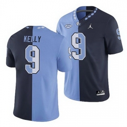 North Carolina Tar Heels Cam'Ron Kelly College Football Navy Blue Split Edition Game Jersey