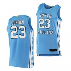 North Carolina Tar Heels Michael Jordan Blue Authentic Jersey