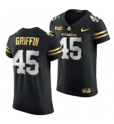 Ohio State Buckeyes Archie Griffin Black Golden Edition Jersey