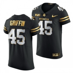 Ohio State Buckeyes Archie Griffin Black Golden Edition Jersey