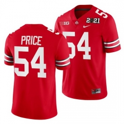 Ohio State Buckeyes Billy Price Scarlet 2021 Sugar Bowl Champions College Football Playoff College Football Playoff Jersey