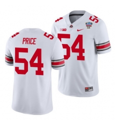 Ohio State Buckeyes Billy Price White 2021 Sugar Bowl College Football Jersey