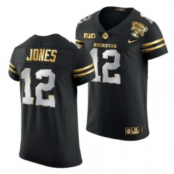 Ohio State Buckeyes Cardale Jones Black 2021 Sugar Bowl Golden Limited Authentic Football Jersey