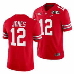 Ohio State Buckeyes Cardale Jones Scarlet 2021 Sugar Bowl Champions College Football Playoff College Football Playoff Jersey