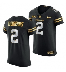Ohio State Buckeyes J.K. Dobbins Black Golden Edition Jersey