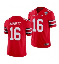 Ohio State Buckeyes J.T. Barrett Scarlet 2021 Sugar Bowl College Football Jersey