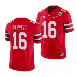Ohio State Buckeyes J.T. Barrett Scarlet 2021 Sugar Bowl College Football Jersey
