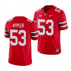 Ohio State Buckeyes Luke Wypler Scarlet Game Men'S Jersey