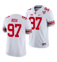 Ohio State Buckeyes Nick Bosa White 2021 Sugar Bowl College Football Jersey