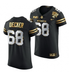 Ohio State Buckeyes Taylor Decker Black 2021 Sugar Bowl Golden Limited Authentic Football Jersey