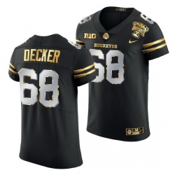 Ohio State Buckeyes Taylor Decker Black 2021 Sugar Bowl Golden Limited Authentic Football Jersey