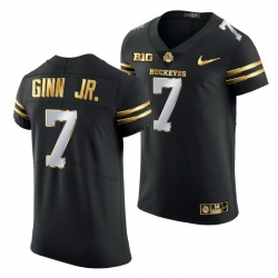 Ohio State Buckeyes Ted Ginn Jr. Black Golden Edition Jersey