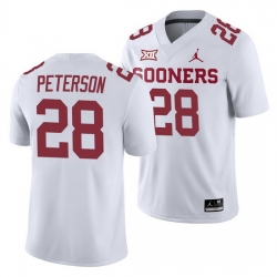 Oklahoma Sooners Adrian Peterson White College Football Men'S Jersey