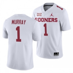 Oklahoma Sooners Kyler Murray White College Football Men'S Jersey