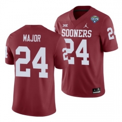 Oklahoma Sooners Marcus Major Crimson 2020 Cotton Bowl Men'S Jersey